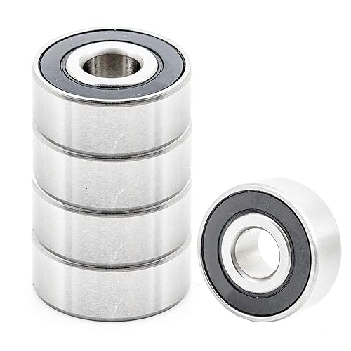 [2-Pack] 5305-2RS - Double Row Angular Contact Ball Bearing 25 mm x 62 mm x 25.4 mm (ID x OD x Width) with Double Rubber Seal (2) - Poueer
