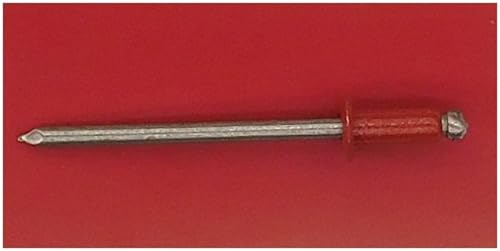 EAGLE 1: Stainless steel Rivets 1/8' x 1/4' (#43) (250, Light Stone) - Poueer