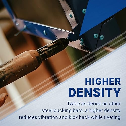 Tungsten Ergonomic Bucking Bar BB-4: 1.21 lbs, 5/8' x 1.5' x 2' - Poueer