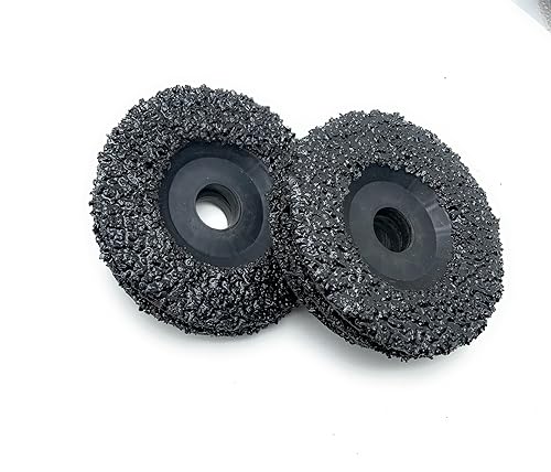 SIGNI 5 Pack SiC Plastic Back Grinding Wheel for Granite/Marble/Concrete and Glasses (4.5 INCH, 8 GRIT) - Poueer