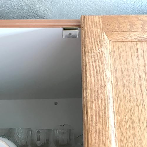 Master Magnetics Ceramic Latch Magnet Assemblies - Rectangular with Center Hole, Zinc Plated, 1' Length, 0.813' Width, 0.313' Height, 12 Pound Pull, Silver, Pack of 24, CA41LWHX24 - Poueer