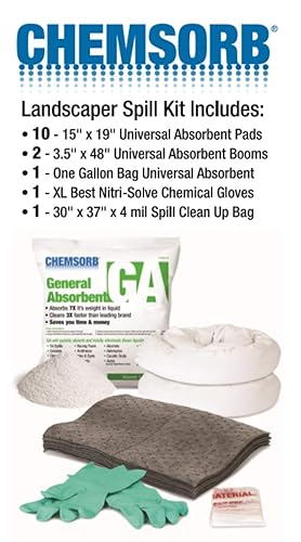 GA - Landscaper Spill Response Kit, 5.5 Gallon Pick-Up Capacity - Poueer