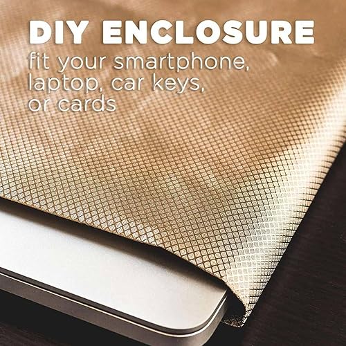 EMF Fabric Shielding EMF Fabric Cloth Copper/Nickle Faraday Cage DIY Fabric for Smart Meters Prevent from Radiation/Singal/WiFi/Shields RF Signals,silver-3x1.1m - Poueer