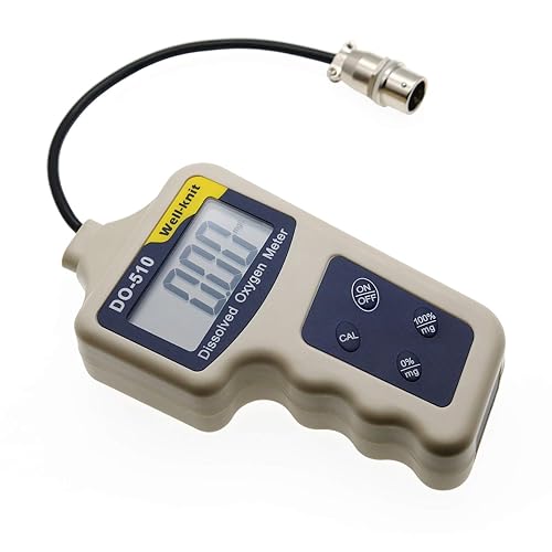 Portable Dissolved Oxygen Meter DO Water Tester Oxygen Water Analyzer - Poueer