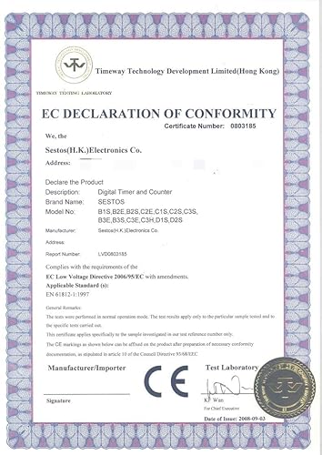 Digital Counter C1S-R-220 AC 100-240V Maximum Speed 5kcps. NPN and PNP inputs can be Switched. Input Signal: Input, Pause, Reset. Output: Relay - Poueer