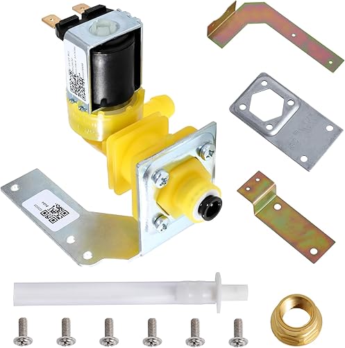 000009122, 000008484, 33129030, IH9122 Upgrade Water Inlet Valve Kit Compatible with Manitowoc Ice Machines, 220/240V 50/60Hz 6W, Fits I, IB, ID, IR, IY, K, QR, QY, S, SD, SR, SY Series Machines - Poueer