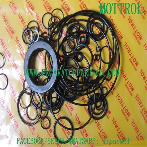 VRD63 Hydraulic Pump Seal KIT, Main Pump Seal KIT Applicable to Excavator E110B E120B, AFTERMARKET Replacement Parts - Poueer