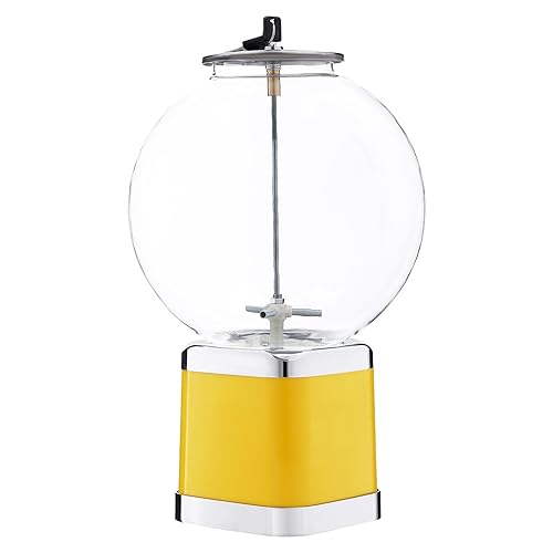 Capsule Vending Machine Candy Machine Dispenser for Business Toy Vending Machine Dispenser Lockable Candy Gumball Dispenser Machine Prize Machine Twister Ball Dispenser (White) - Poueer