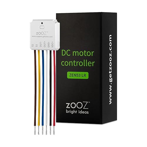 Zooz 700 Series Z-Wave Plus DC Motor Controller ZEN53 | Z-Wave Hub Required (Sold Separately) - Poueer