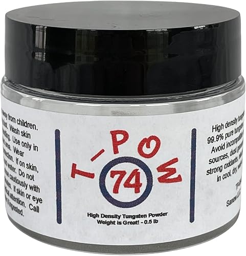 Tungsten Powder, High Density, Over 99.9% Purity, 0.5 lb - Poueer