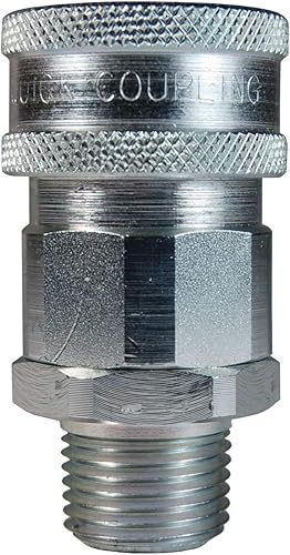 Dixon 8vm8-b 1 Inch H-style Coupler 1 Inch M-nptf Bras 200265-8 - Poueer