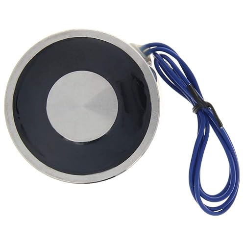 Heyiarbeit 12V DC 1500N Electric Lifting Magnet Electromagnet Solenoid Lift Holding 80mmx38mm - Poueer