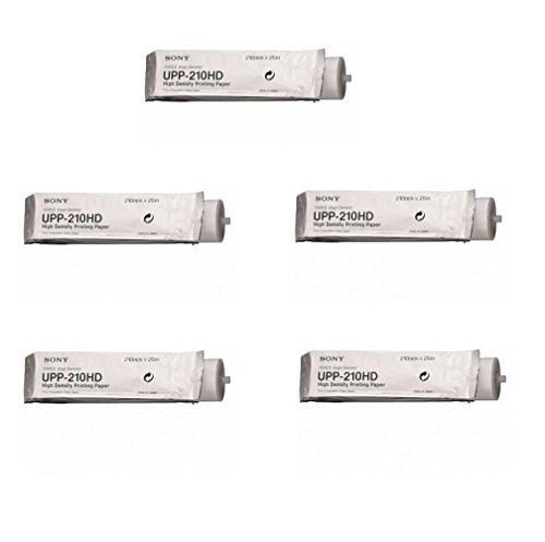 Covidien 31422945 Sony UPP-210HD Digital Imaging Media, Black and White (Pack of 5) - Poueer
