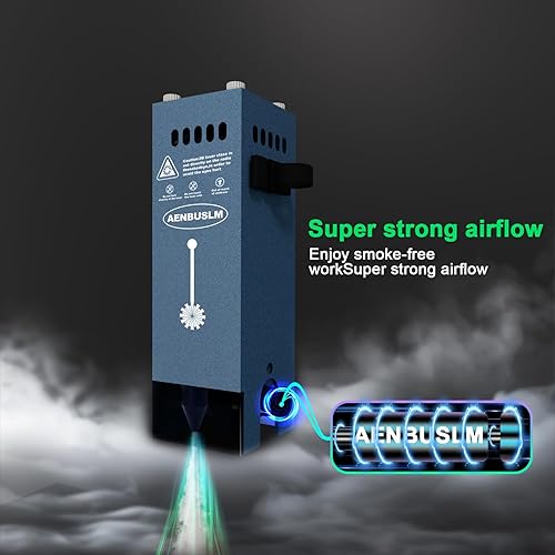 AENBUSLM 40W Laser Module with Air Assit for Laser Cutter & Laser Engraver Machine,5W(5000mW) Output Power,Built in FAC,Ultra-Fine Compressed Spot CNC Carving DIY Laser Master - Class 4 - Poueer