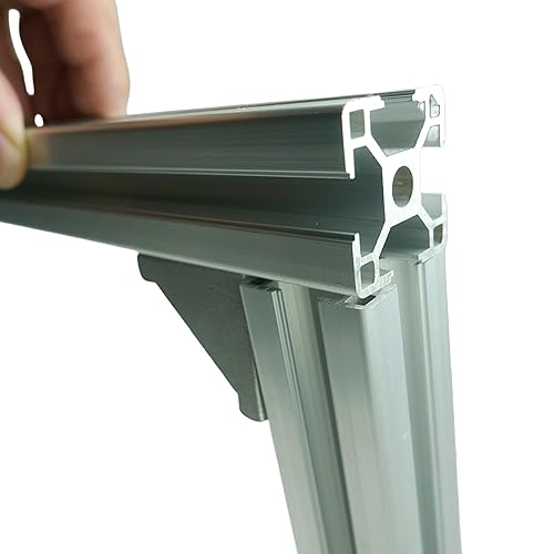 SANTIE 1 PCS T-Slot Framing System: 30 Series, 1200mm Lg, 30 mm x 30 mm, Single, 4 Open Slots, Smooth - Poueer