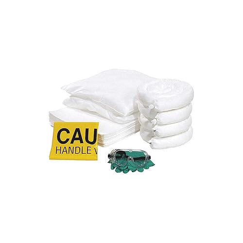 SpillTech Refill for Oil-Only 20-Gallon Spill Kit, 43 Pieces (RSPKO-20) - Poueer