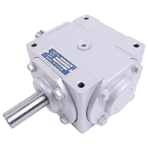 40 HP Right Angle Bevel Gearbox with Crosshole & Keyed Shaft 19455-SR-KW-PH-GR CW/CW 1:1 1800 Max RPM - Poueer