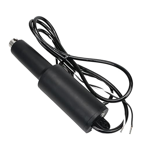 15055-001 Boat Trim Tab Actuator for L 101XD Actuator with 2 1/4' Stroke,12 V,5/16' Top Hole and 6' Wire Length - Poueer