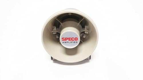 SPECO ASPC-20 Amplified Mobile PA Horn 6IN 20W 3-16OHM 12V-DC - Poueer