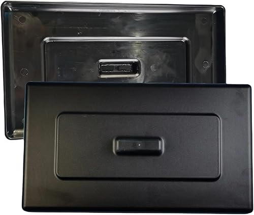 Two Pieces Plastic Cover 34 X 19.5 CM Mix Hoppers Lid, Compatible with VEVOR, Soft Serve Ice Cream Machines Fittings - Poueer