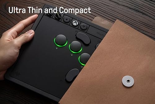 8BitDo All-Button Arcade Controller for Xbox Series X|S, Xbox One & PC – 2.4G Wireless, Low-profile Mechanical Switches, Programmable Buttons, Hot-swappable PCB, RGB Lighting - Officially Licensed - Poueer