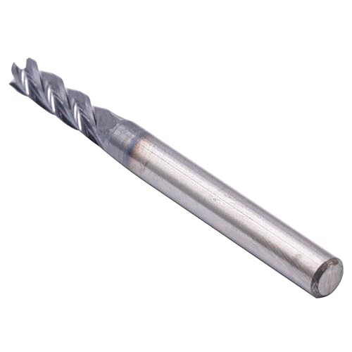 BestParts High Performance 5pcs 7/16' Solid Carbide Square End Mills, AlTiN Coated, 4 Flute, 30 Degree Helix, 7/16' Cutting Diameter, 7/16' Shank Diameter, 1' Length of Cut, 2-3/4' Overall Length - Poueer