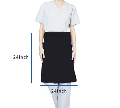 SHINRAY X-Ray Half Lead Apron, 0.5mm Pb Regular Lead, Large,Unisex - Poueer