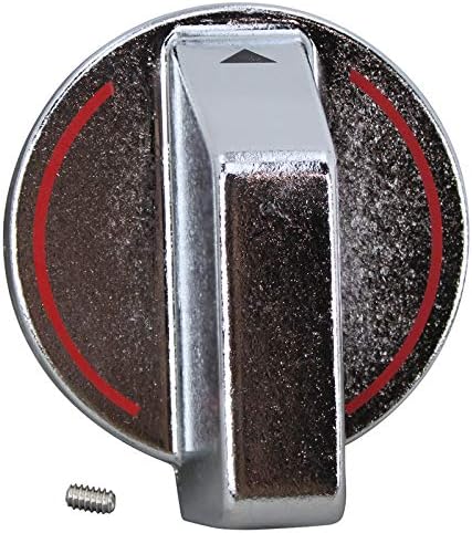 Apw Wyott Thermostat Knob For Griddle Model 8705801 Chrome 8002034 - Poueer