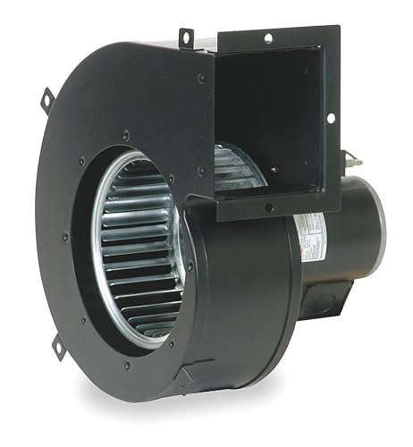 Dayton 1TDU9 High Temperature Blower, 76 cfm, 3040 rpm, 0.3 amps, 115 volts, 60/50Hz, 9.2'L x 6.125'W x 5.875'H, Compatible with Radiator & Transmission Coolers - Poueer