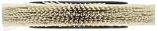 Cubitron Scotch-Brite Radial Bristle Brush, 8 in x 1 in x 1-1/4 in 120 with Flange - Poueer