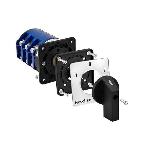 Rotary Changeover Cam Switch LW28-125/D303.3 125A 660VAC ON/Off/ON 3 Position 3 Phase 12 Terminals CE - Poueer