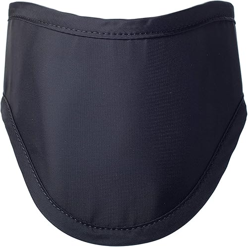 Thyroid Shield Light Weight Radiation Protection 0.5mm Pb Lead Equivlancy in Black - Poueer