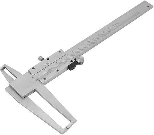 Carbon Steel, Slide Caliper, Vernier Caliper Gauge, Inside Groove Vernier Caliper Inner Micrometer Ruler Measuring Tool 9-150mm - Poueer