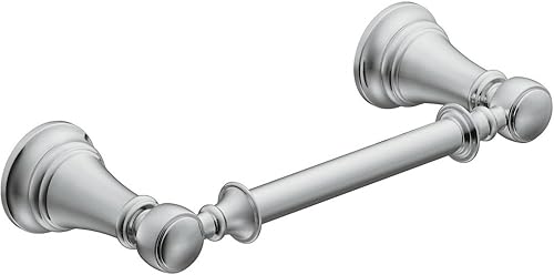Moen YB8408CH Weymouth Double Post Pivoting Toilet Paper Holder, Chrome - Poueer