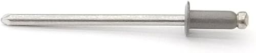 EAGLE 1: Stainless steel Rivets 1/8' x 1/4' (#43) (250, Light Stone) - Poueer