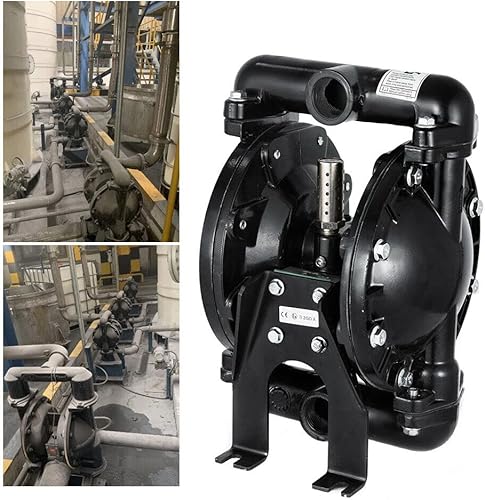 Air-Operated Double Diaphragm Pump 120PSI 35Gpm Pneumatic Dual Diaphragm Pump Air-Operated Waste Oil Transfer Pump - Poueer
