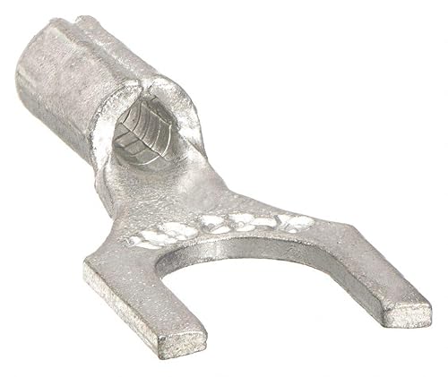 Fork Terminal, Std, 6 Stud, Bare, PK100 - Poueer