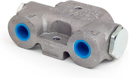 Metro Lock Valves: MFG NO. 411-04, Single Circuit, 8 GPM, 3000 PSI with 1/2’’ Inlet/Outlet NPT Ports, Max GPM: 15, 280364 - Poueer
