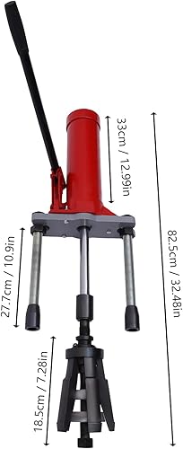 Universal Hydraulic Cylinder Puller, 15T Hydraulic Cylinder Liner Puller Wet and Dry Cylinder, Cylinder Liner Puller Tool Set for Diameter 80-135mm - Poueer