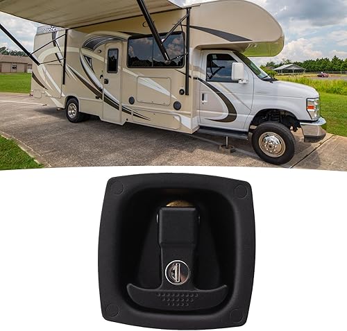 CHICIRIS T Handle , Zinc Alloy - Folding Compression Toolbox Lock, for RV, Boat - Poueer