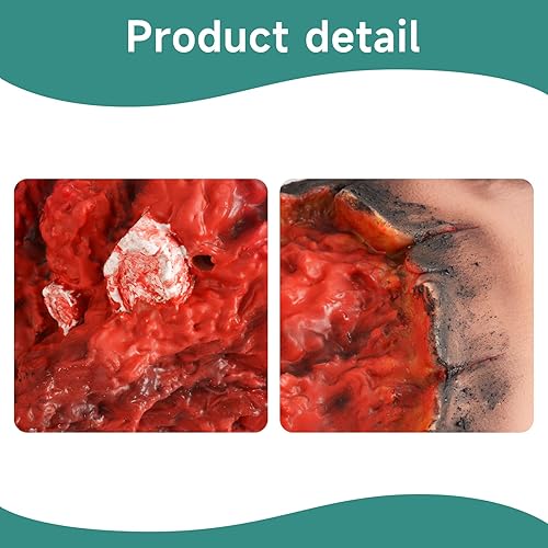 Wound Packing Trainer Kit, Stop The Bleed Kit for hemostasis Training, Wearable Severed Leg Trauma Trainer - Poueer