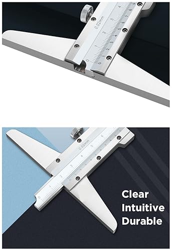 General Tools Depth Gauge Vernier Caliper 0-150mm 0-200mm,0-300mm (Digital 150mm(Double-Hook)) - Poueer