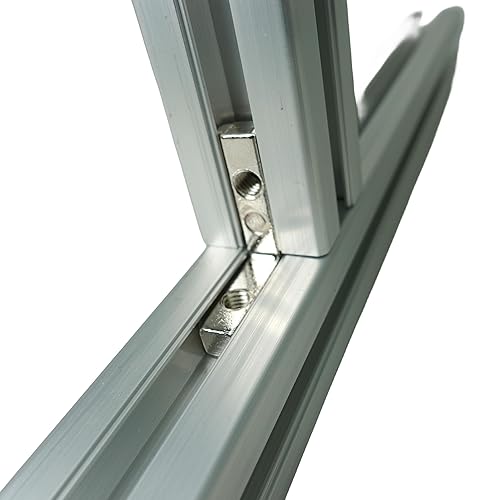 SANTIE 1 PCS T-Slot Framing System: 30 Series, 1200mm Lg, 30 mm x 30 mm, Single, 4 Open Slots, Smooth - Poueer