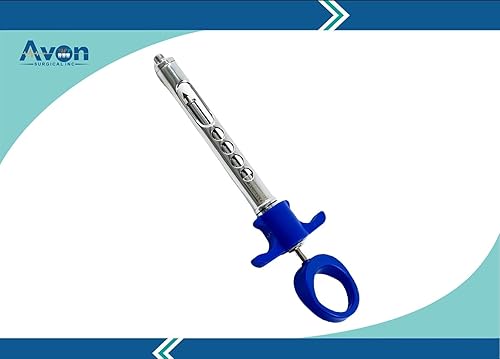 Set of 4 - Dental Anesthetic Syringe 1.8mL Self-Aspirating with Arrow Rod Plunger and Plastic Handle Ring | Premium Lightweight German Stainless Steel Dental Instruments - Poueer