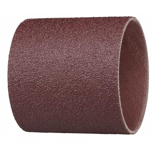 3M 341D Coated Aluminum Oxide Spiral Band - 36 Grit - 2 in Width - 2 in Dia - 6000 Max RPM - 40187 (Pack of 100) - Poueer