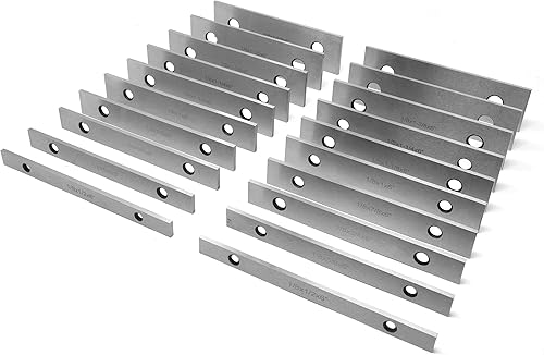 WEN 10380 20-Piece Precision-Ground 1/8-Inch Parallel Sets with Case - Poueer