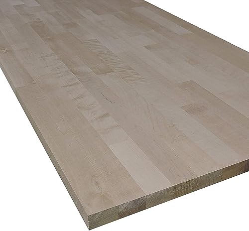 1.5' x 18' x 36' Birch Table/Counter/Island Top ** see all Edge options ** (Sharp edges (no routing)) - Poueer