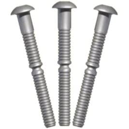 C6LB-C8-6, Huck C6L Lockbolts, 0.250 Inch Diameter, (0.313-0.438 Inch GR), RND HD, Alum Material, Plain Finish, RoHS - Poueer