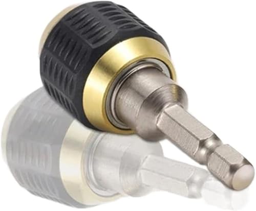 2pcs 50/60mm Drill Chuck Screwdriver Impact Driver Adapter Quick Change Keyless Drill Bit Chuck Hex Shank Adapter Converter Tool Chuck(50mm) - Poueer