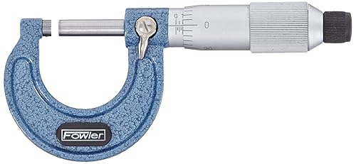 Fowler 52-253-001-1, Premium Outside Inch Micrometer with 0-1' Measuring Range - Poueer